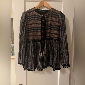 Beaded Zara Cardigan Top